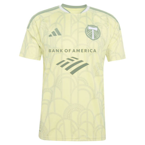 Adidas David Da Costa Portland Timbers 2026 Civic Stadium Kit Replica Jersey Yellow
