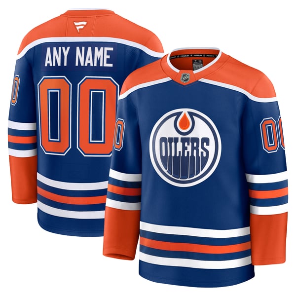 Selfika Edmonton Oilers Fanatics Home Premium Jersey Royal