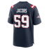 Khalil Jacobs New England Patriots Nike Team Game Jersey - Navy