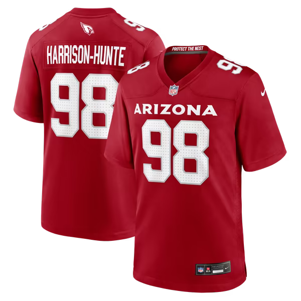 Jared Harrison-Hunte Arizona Cardinals Nike Team Game Jersey - Cardinal