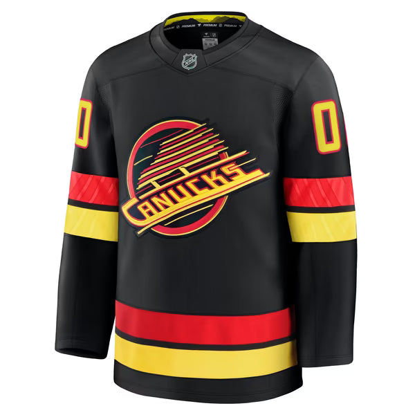 Selfika Fanatics Vancouver Canucks Alternate Premium Custom Jersey Black