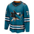 Selfika Macklin Celebrini Sharks Fanatics Jersey Teal