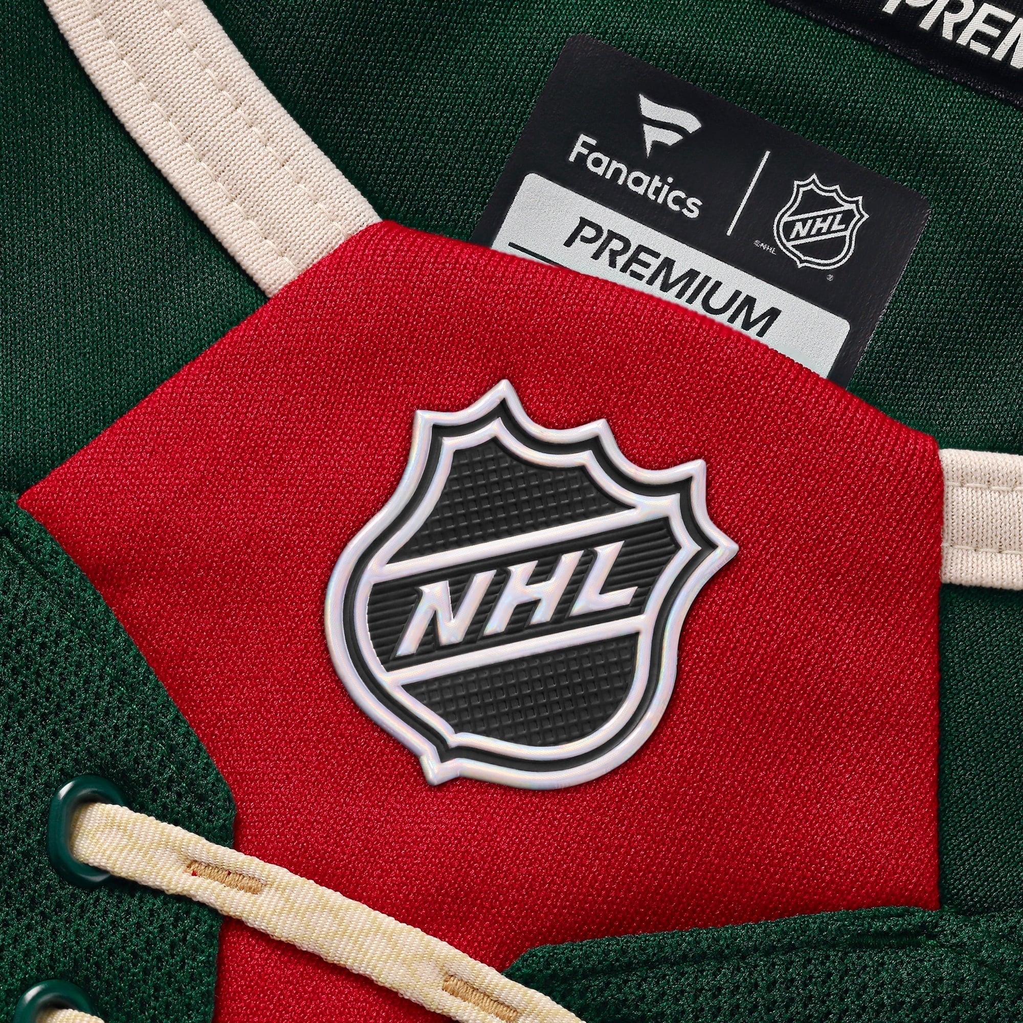 Selfika Fanatics Minnesota Wild Home Premium Jersey Green