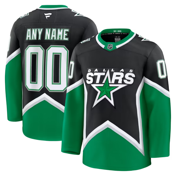 Selfika Dallas Stars Fanatics Alternate Premium Custom Jersey