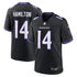 Nike Kyle Hamilton Baltimore Ravens Alternate Game Jersey Purple