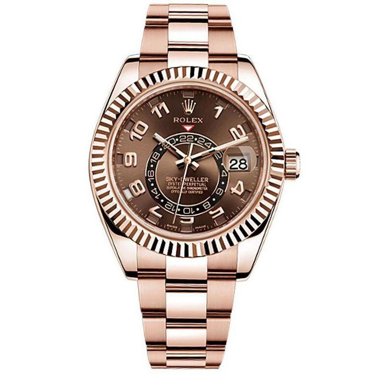 Selfika™ Men's Automatic Luxury Watch Sky-Dweller Chocolate Dial 42mm