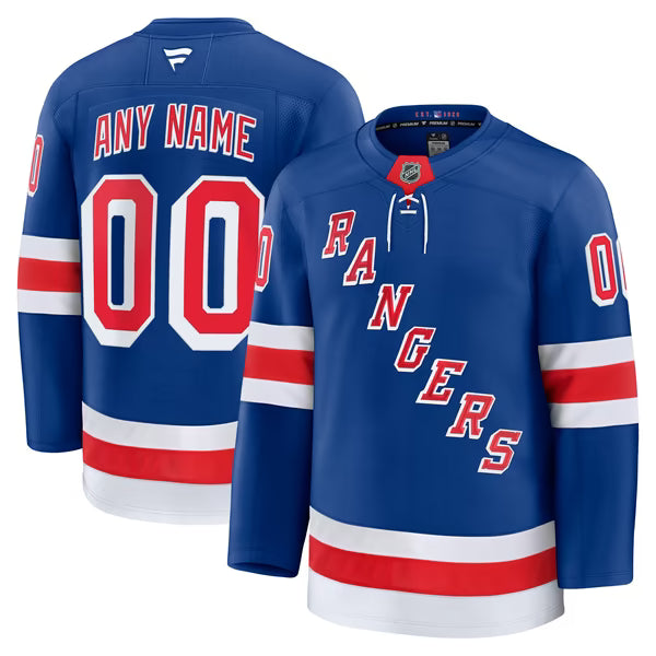 Selfika Fanatics New York Rangers Home Premium Custom Jersey