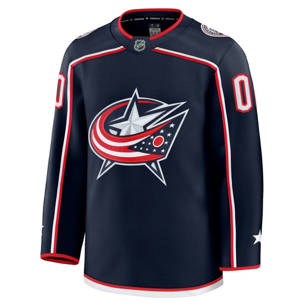 Selfika Columbus Blue Jackets Fanatics Home Premium Jersey Navy