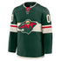 Selfika Fanatics Minnesota Wild Home Premium Jersey Green
