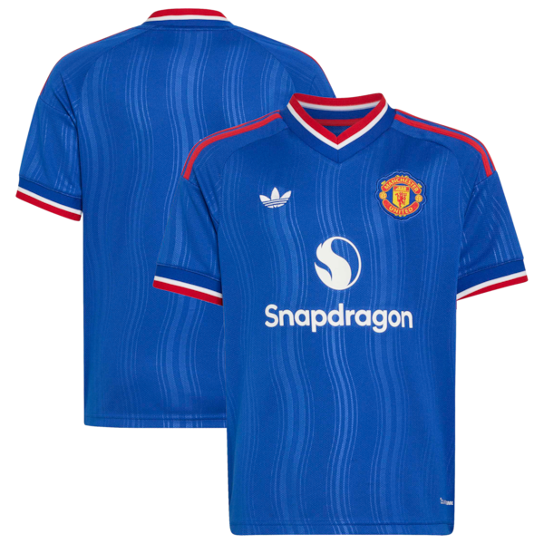 Manchester United adidas Youth 2026/27 Away Replica Jersey - Royal