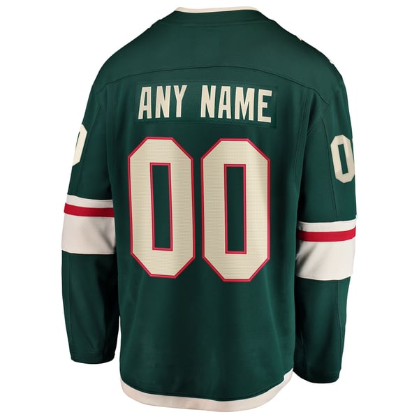 Selfika Minnesota Wild Fanatics Home Breakaway Jersey