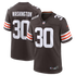 Zion Washington Cleveland Browns Nike Team Game Jersey - Brown