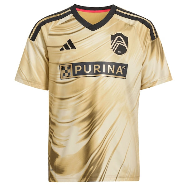 Adidas St. Louis CITY SC Youth 2026 The Tina Turner Kit Replica Custom Jersey Yellow