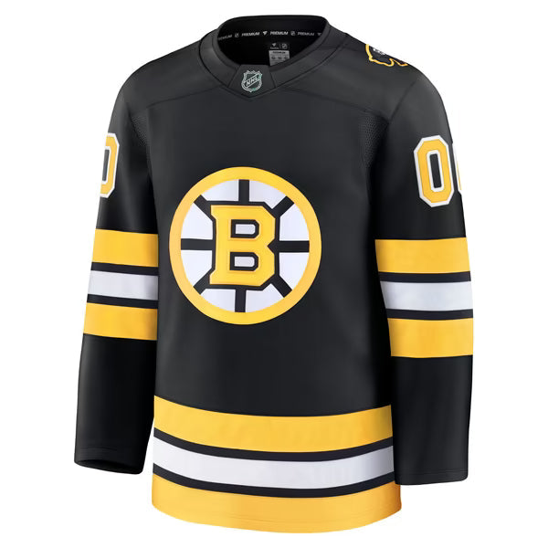 Selfika Boston Bruins Fanatics Home Premium Custom Jersey Black