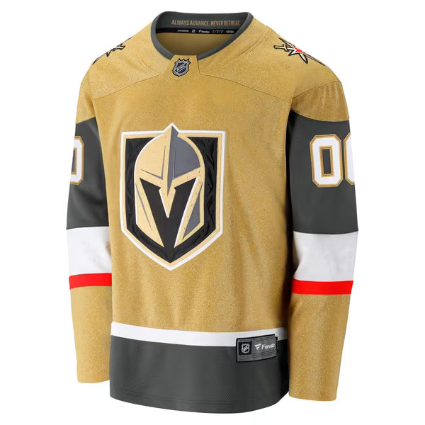 Selfika Vegas Golden Knights Fanatics Home Breakaway Custom Jersey