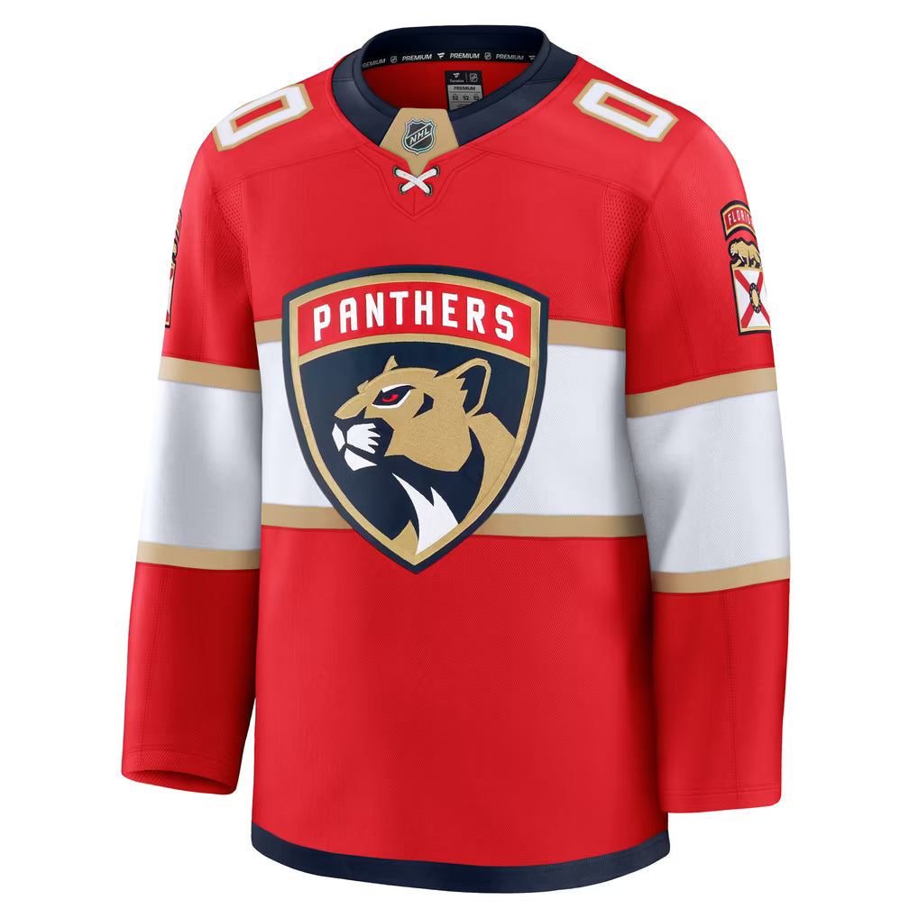 Selfika Florida Panthers Fanatics Home Premium Custom Jersey Red
