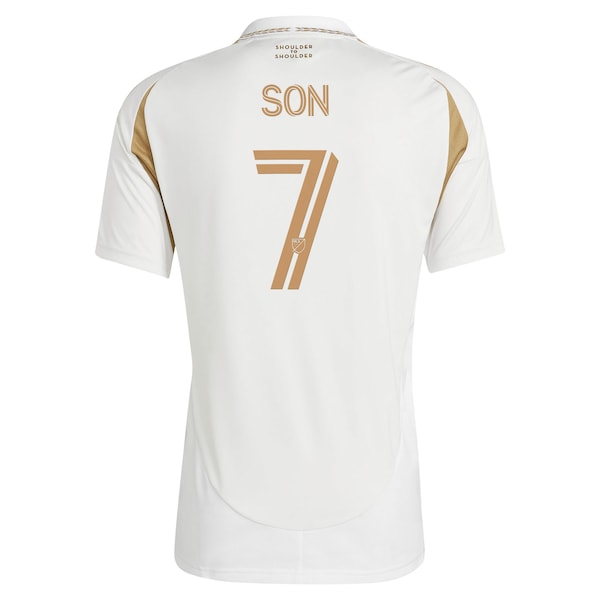 Son Heung-Min LAFC adidas 2025 Secondary Replica Player Jersey - White