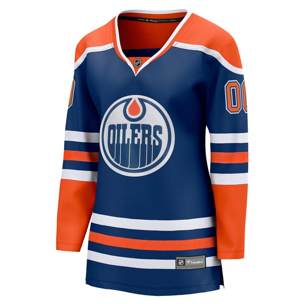 Selfika Fanatics Women's Edmonton Oilers Home Breakaway Custom Jersey