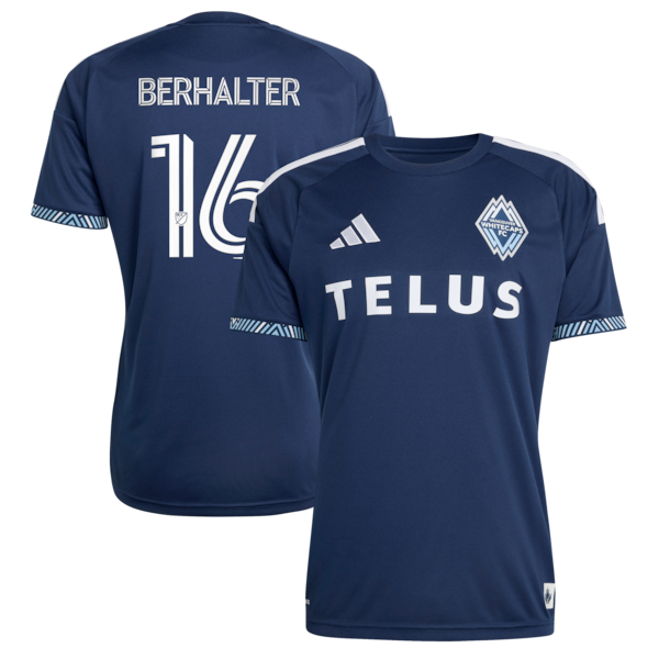 Adidas Sebastian Berhalter Vancouver Whitecaps FC 2026 The Coastal Jersey Replica Blue