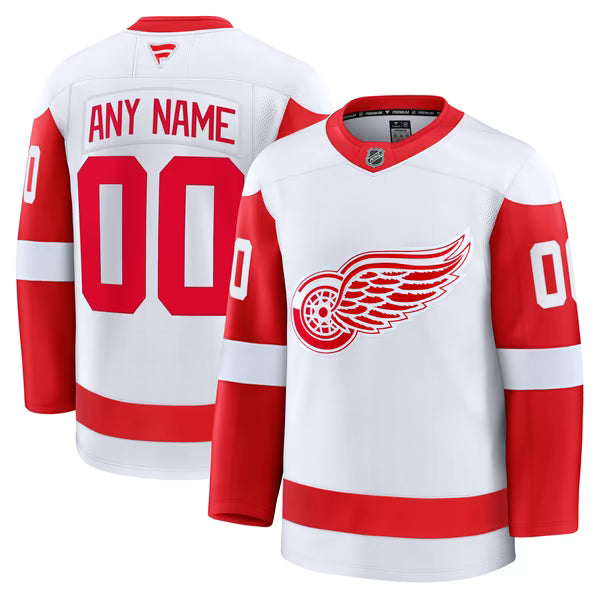 Selfika Detroit Red Wings Fanatics Away Premium Custom Jersey