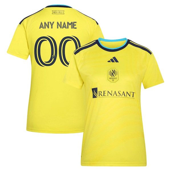 Adidas Nashville SC 2026 The Reverb Kit Replica Custom Jersey Yellow