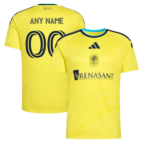 Adidas Nashville SC 2026 The Reverb Kit Replica Custom Jersey Yellow