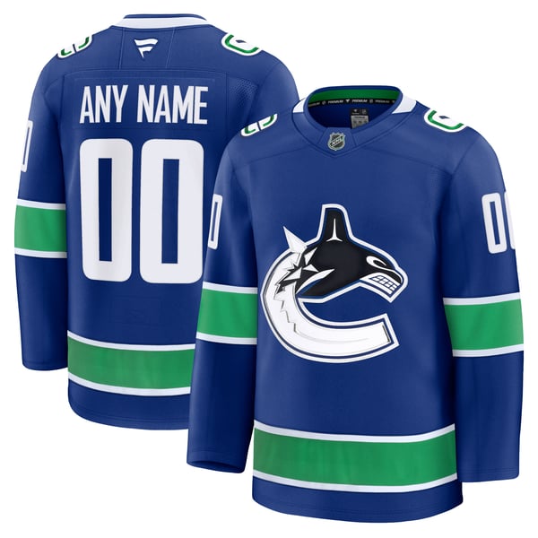 Selfika Fanatics Vancouver Canucks Home Premium Custom Jersey