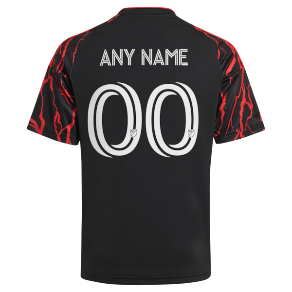 Adidas New York Red Bulls 2026 The Rooted Kit Replica Custom Jersey Black