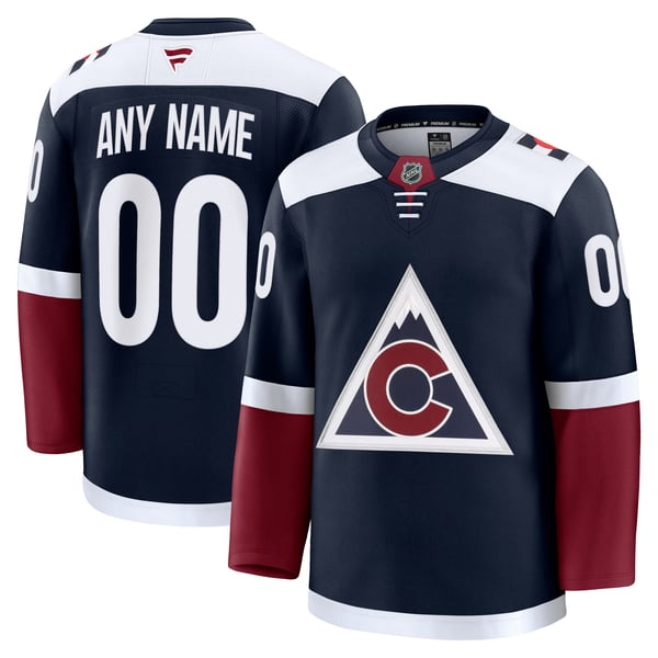 Selfika Fanatics Colorado Avalanche Alternate Premium Custom Jersey