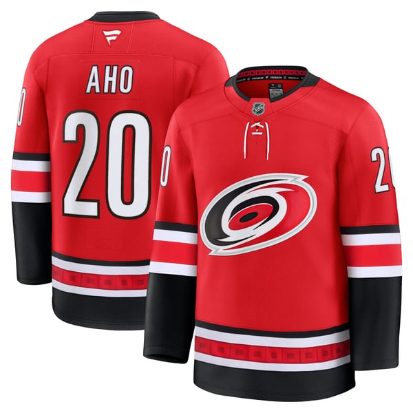 Selfika Fanatics Sebastian Aho Carolina Hurricanes Alternate Jersey