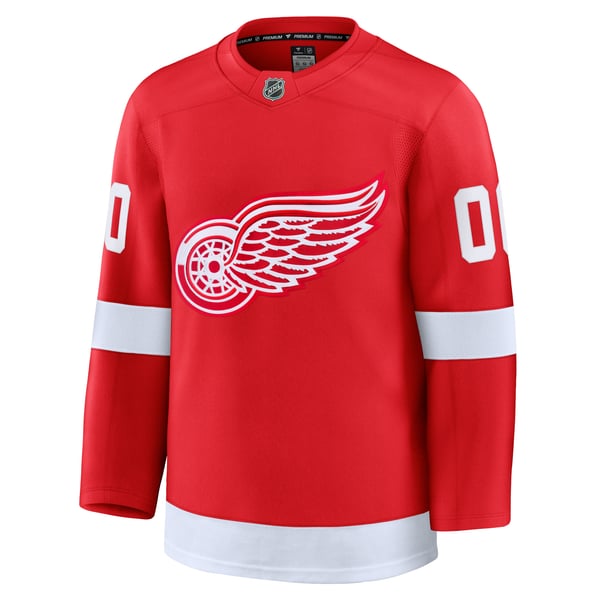 Selfika Detroit Red Wings Fanatics Home Premium Custom Jersey