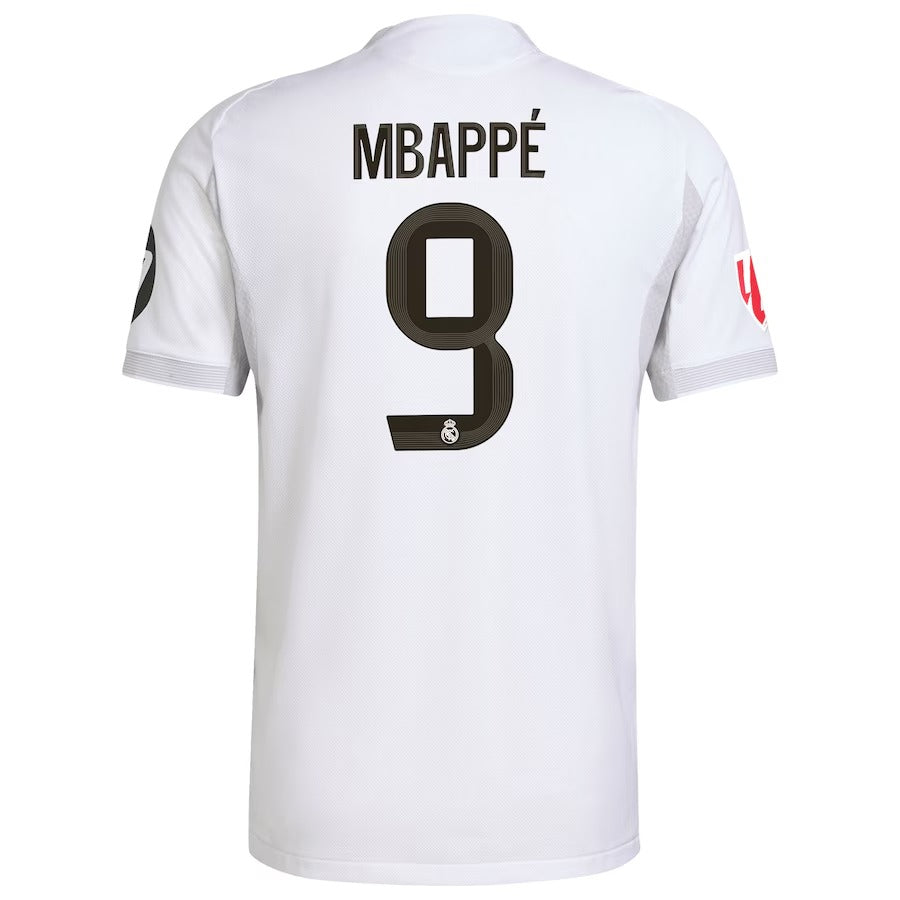 Kylian Mbappé Real Madrid Selfika 2025/26 Home Jersey - White