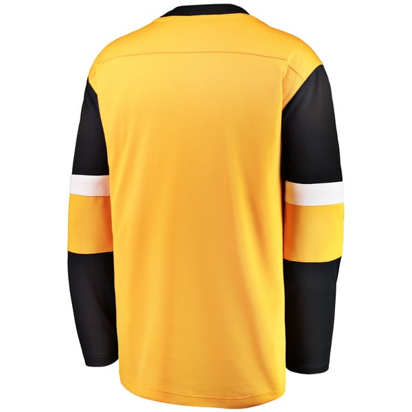 Selfika Fanatics Pittsburgh Penguins Alternate Breakaway Jersey Gold