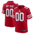 Nike San Francisco 49ers Custom Game Jersey Scarlet