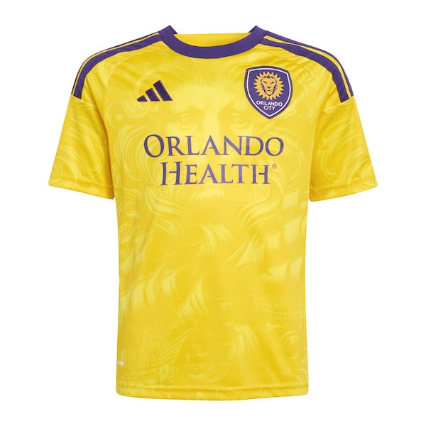 Adidas Orlando City SC Youth 2026 Sunken Treasure Kit Replica Custom Jersey Gold