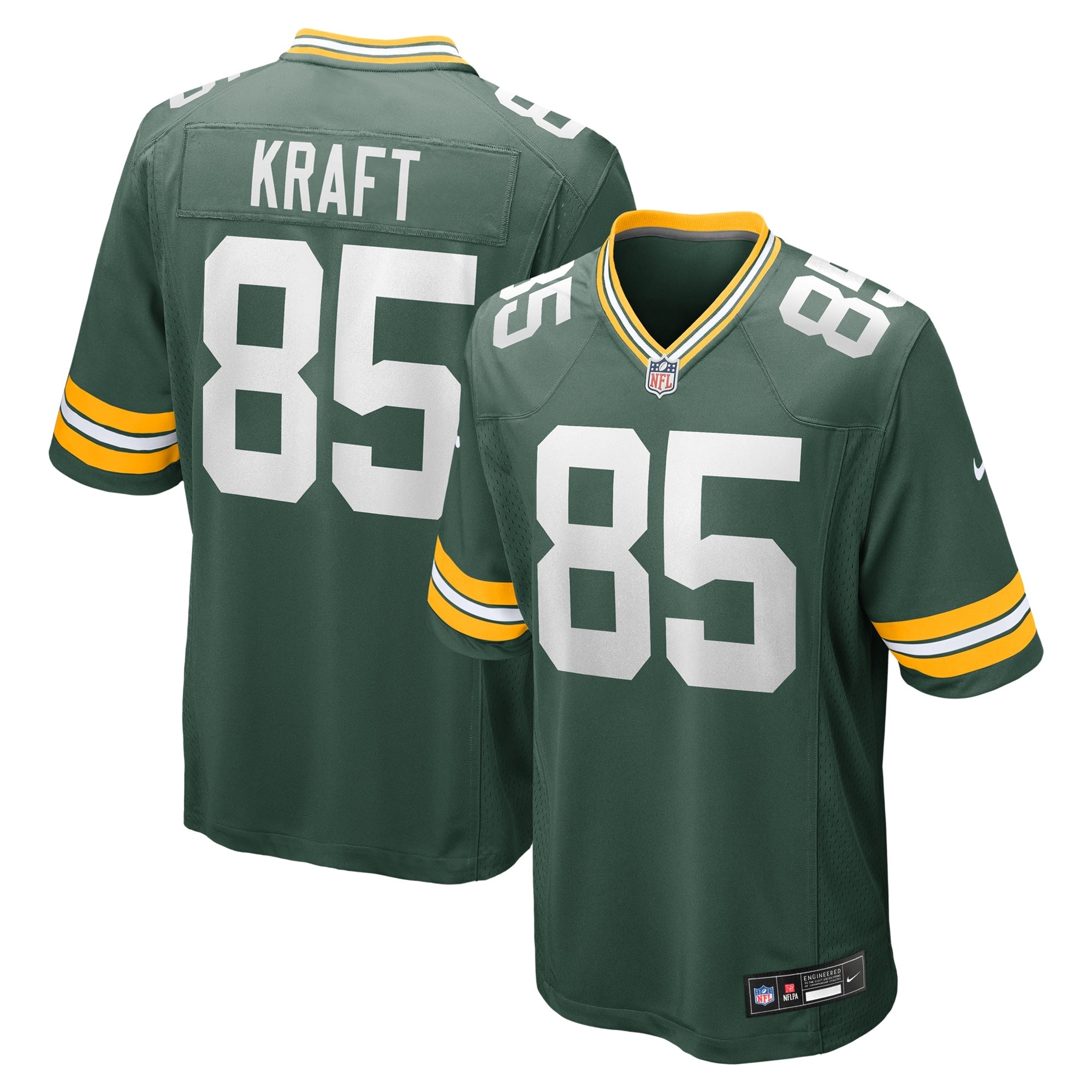 Nike Tucker Kraft Green Bay Packers Alternate Game Jersey Navy