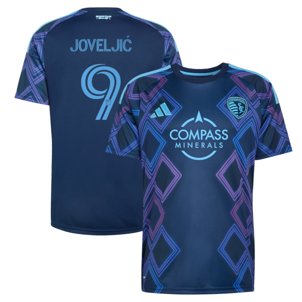 Adidas Sporting Kansas City 2026 The 18th & Vine Kit Replica Custom Jersey Blue
