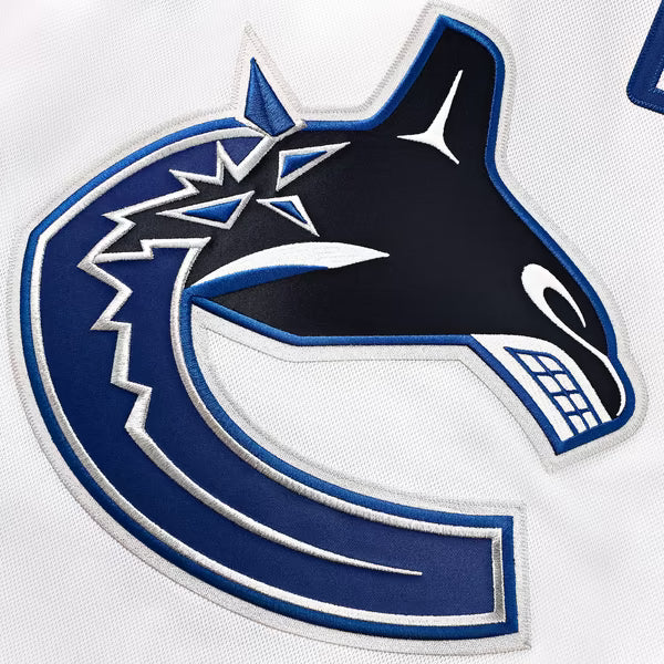 Selfika Vancouver Canucks Fanatics Away Premium Custom Jersey - White