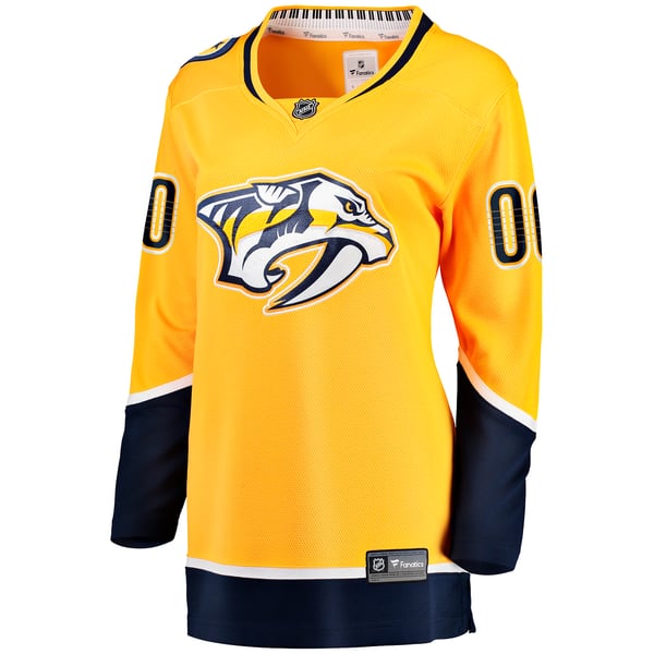 Selfika Fanatics Women's Nashville Predators Home Breakaway Custom Jersey