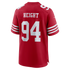 Romello Height San Francisco 49ers Nike Team Game Jersey - Scarlet