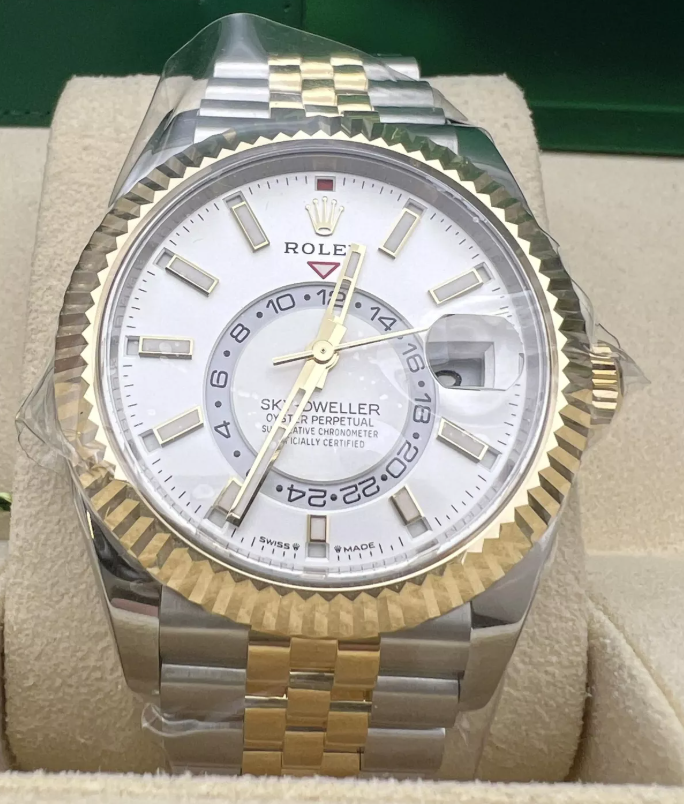 Selfika™ Men's Sky-Dweller Two Tone Watch 336933