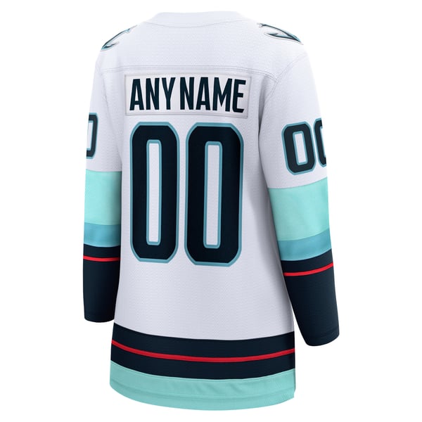 Selfika Fanatics Women's Seattle Kraken Away Breakaway Jersey - White