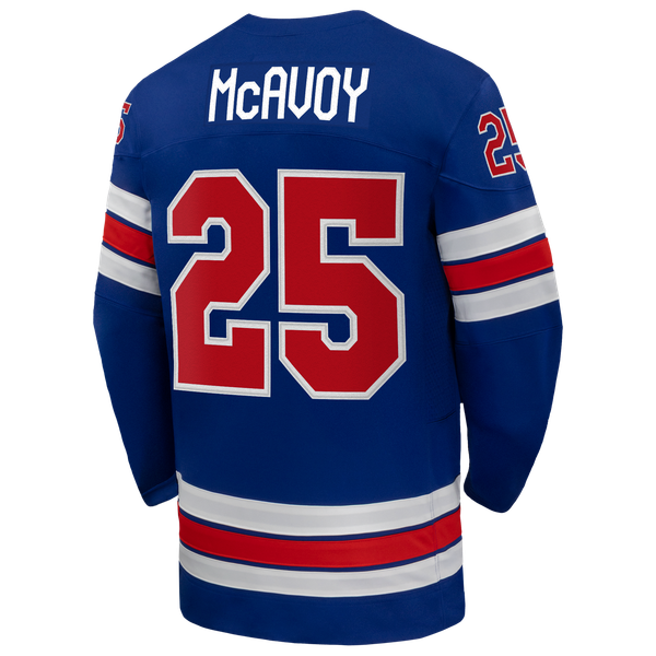 Selfika Charlie McAvoy Nike US Hockey 2026 Home Jersey Royal