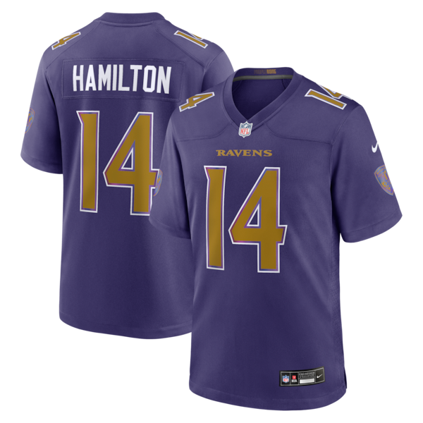 Nike Kyle Hamilton Baltimore Ravens Alternate Game Jersey Purple