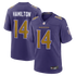 Nike Kyle Hamilton Baltimore Ravens Alternate Game Jersey Purple