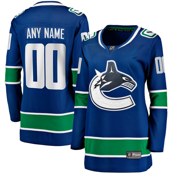 Selfika Women's Vancouver Canucks Breakaway Custom Jersey