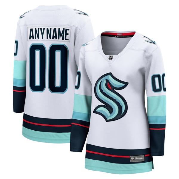 Selfika Fanatics Women's Seattle Kraken Away Breakaway Jersey - White
