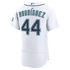 Julio Rodriguez Seattle Mariners Nike Home 50th Season Authentic Jersey - White