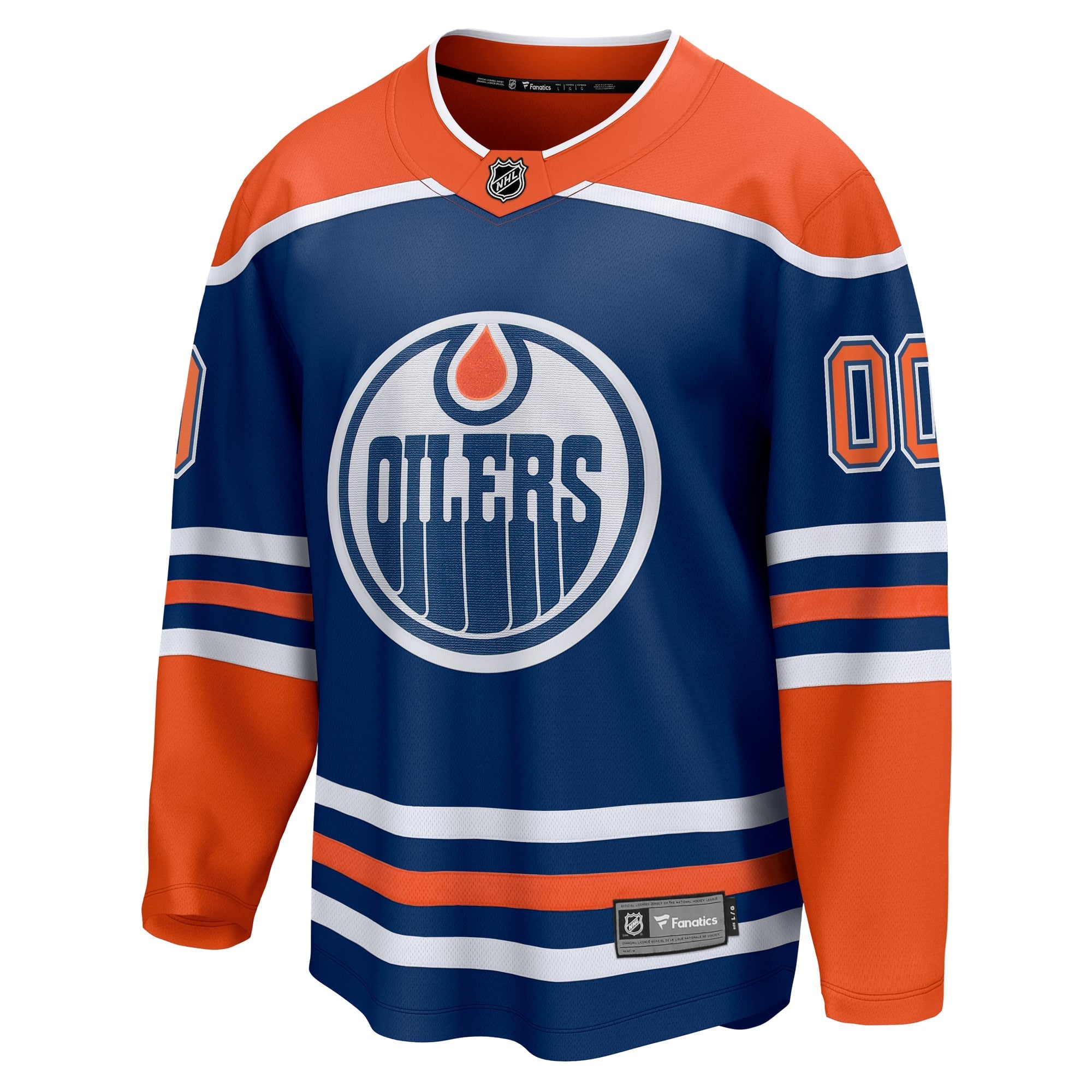 Selfika Edmonton Oilers Fanatics Home Breakaway Custom Jersey