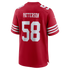 Jarrett Patterson San Francisco 49ers Nike Team Game Jersey - Scarlet